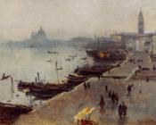 Venice in Gray Weather - 约翰·辛格·萨金特